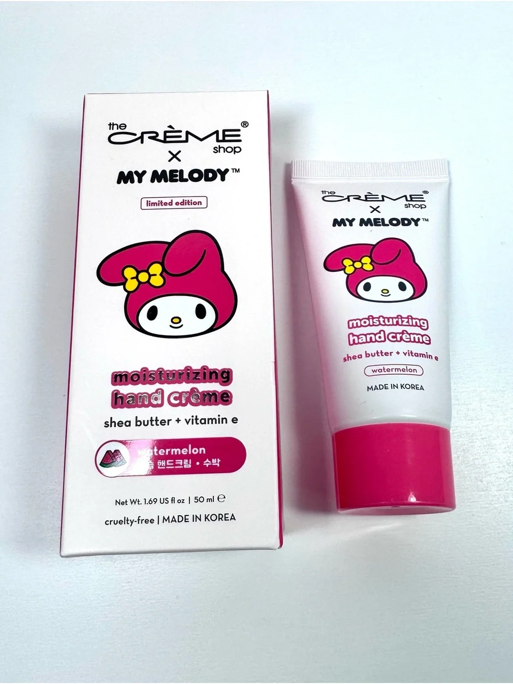 The Crème Shop x My Melody Moisturizing Hand Crème - Pink (Watermelon)